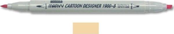Marvy 1900-B Cartoon Designer Grafik Markör 24 BEIGE - Image 1