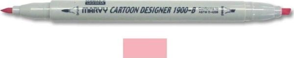 Marvy 1900-B Cartoon Designer Grafik Markör 35 CORAL PINK - Image 1
