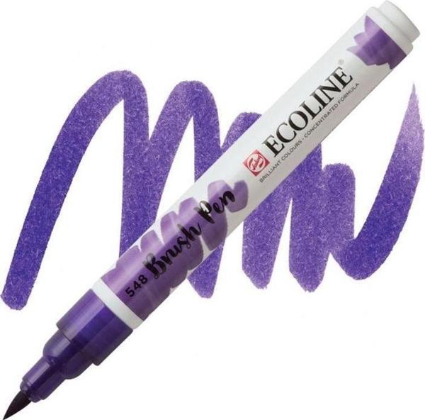 Talens Ecoline Brush Pen Fırça Uçlu Kalem 548 Blue Violet - Image 1