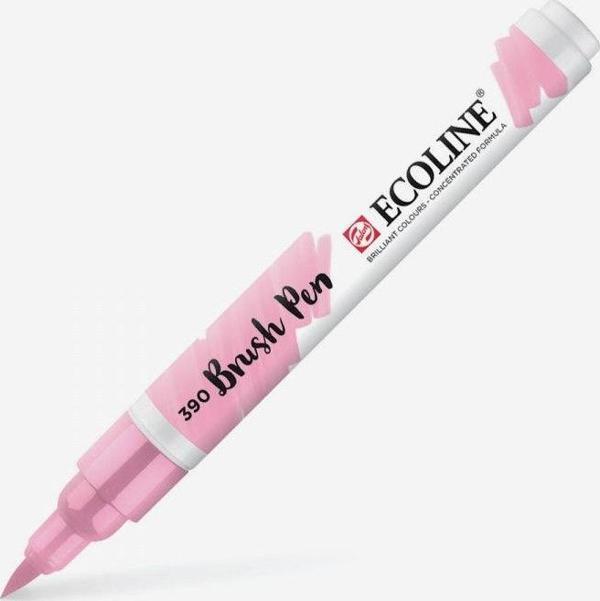 Talens Ecoline Brush Pen Fırça Uçlu Kalem 390 Pastel Rose - Image 1
