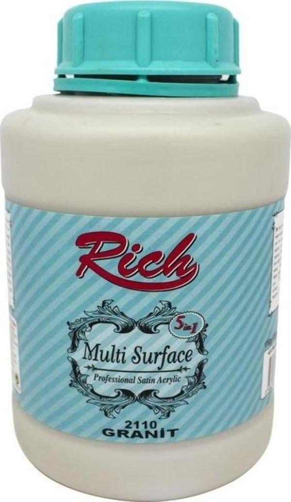 Rich Multi Surface Her Yüzey İçin Akrilik Boya 1250 cc 2110 GRANİT - Image 1
