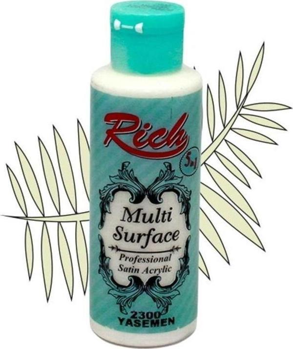 Rich Multi Surface Her Yüzey İçin Akrilik Boya 120 cc. 2300 YASEMEN - Image 1