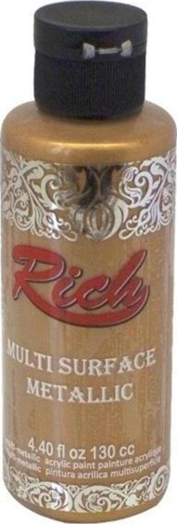 Rich Multi Surface Metalik Her Yüzey İçin Akrilik Boya 120 cc. 6524 BRONZ - Image 1