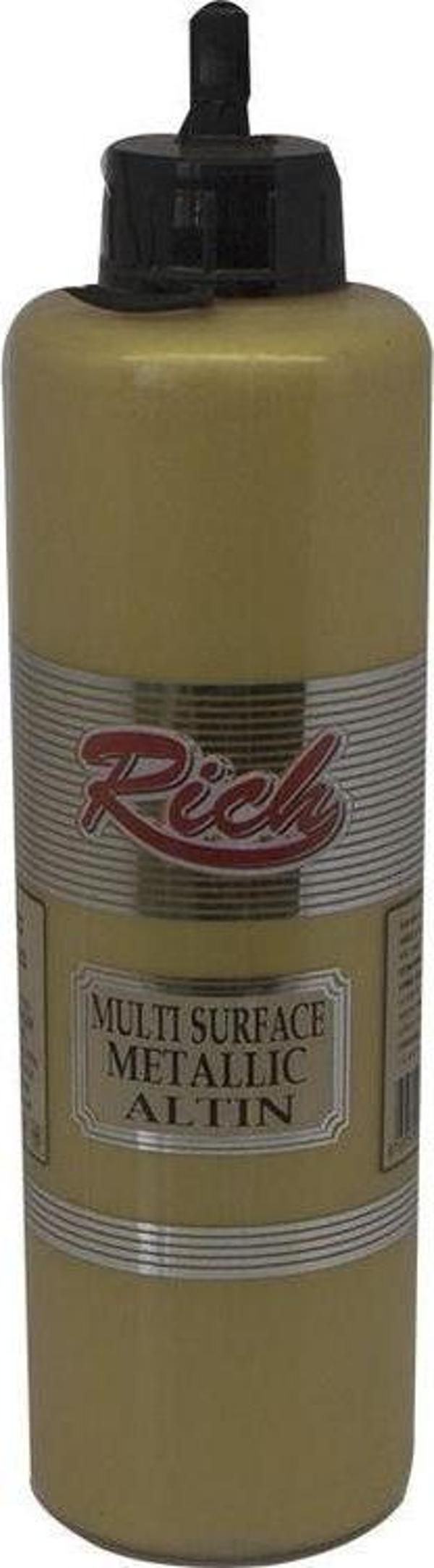 Rich Multi Surface Metalik Her Yüzey İçin Akrilik Boya 500 cc. 6504 ALTIN - Image 1