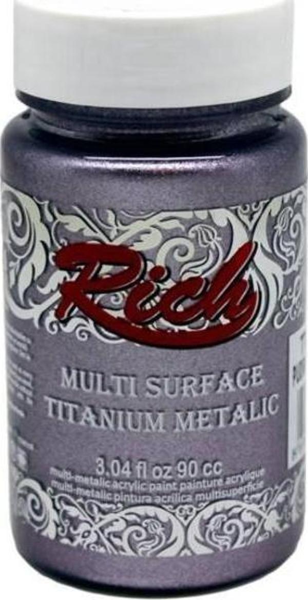 Rich Multi Surface Titanium Metalik Boya 90 cc. 2576 PUDRA MOR - Image 1