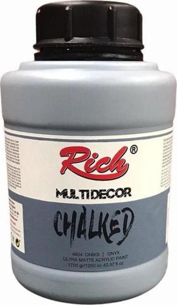 Rich Multi Decor Chalked Akrilik Boya 1250 cc 4604 ONIX - Image 1