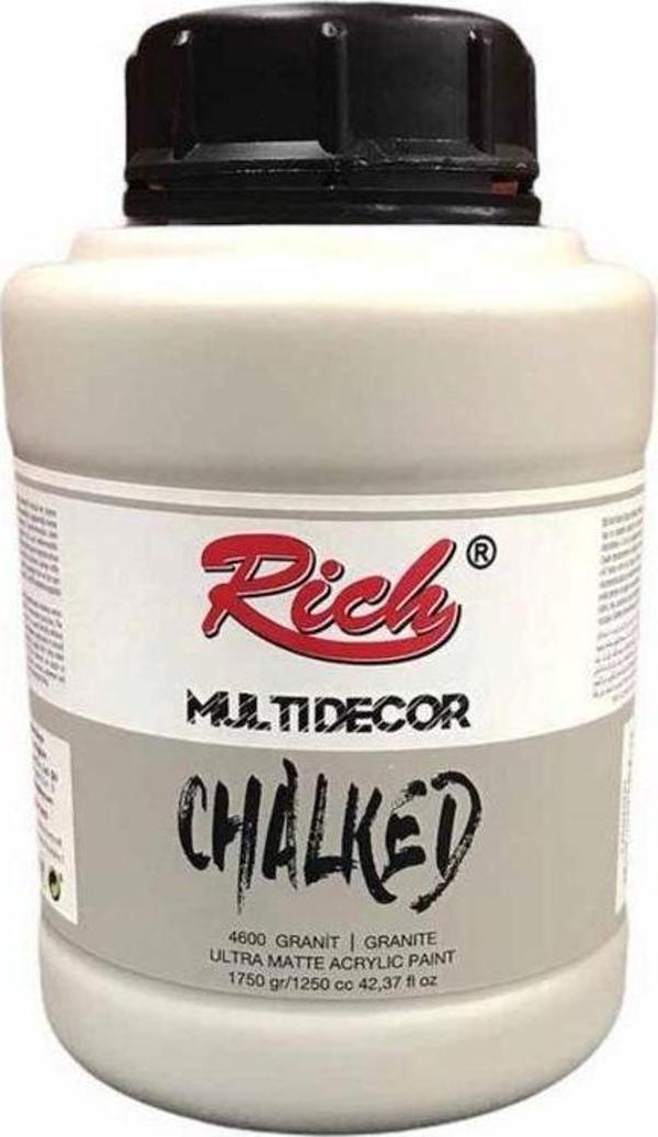 Rich Multi Decor Chalked Akrilik Boya 1250 cc 4600 GRANİT - Image 1