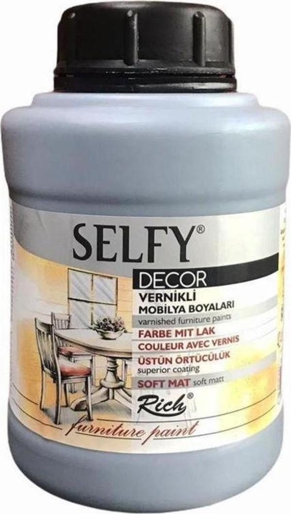 Rich Selfy Decor Vernikli Boya 1250 cc 12868 İTALYAN GRİ  - Image 1