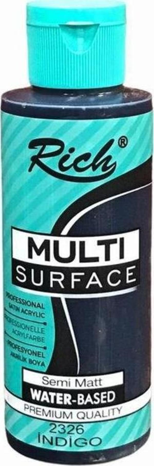 Rich Multi Surface Her Yüzey İçin Akrilik Boya 120 cc. 2326 İNDİGO - Image 1