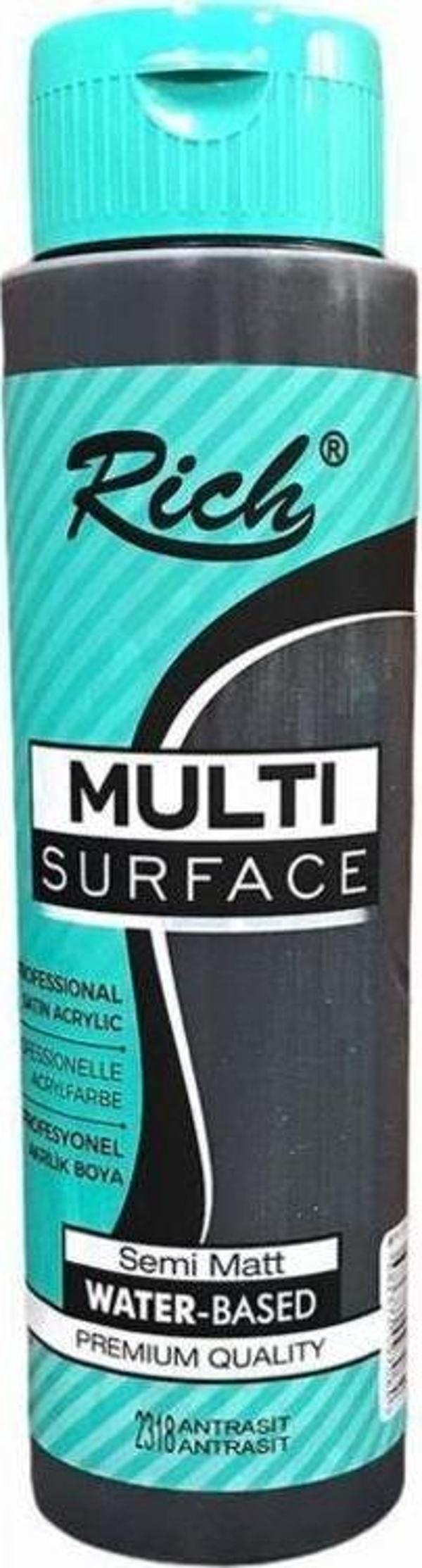 Rich Multi Surface Her Yüzey İçin Akrilik Boya 500 cc. 2318 ANTRASİT - Image 1