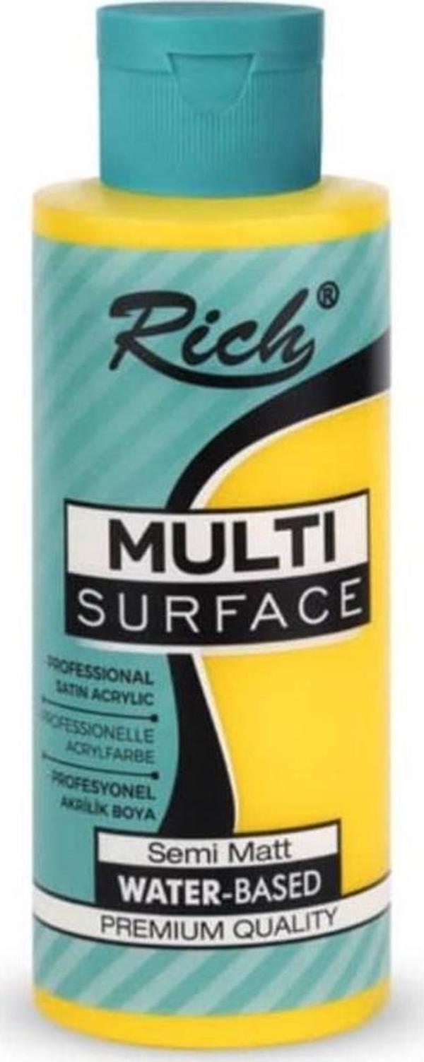 Rich Multi Surface Her Yüzey İçin Akrilik Boya 120 cc. 2129 SARI - Image 1