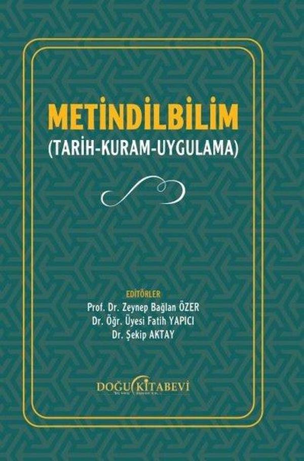 Metindilbilim - Tarih Kuram Uygulama - Doğu Kitabevi - Image 1