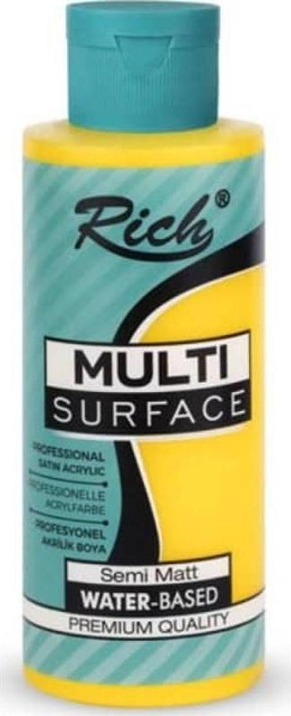 Rich Multi Surface Her Yüzey İçin Akrilik Boya 500 cc. 2129 SARI - Image 1
