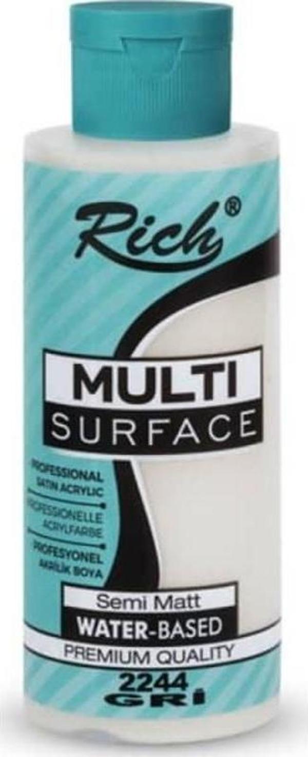 Rich Multi Surface Her Yüzey İçin Akrilik Boya 500 cc. 2244 GRİ - Image 1