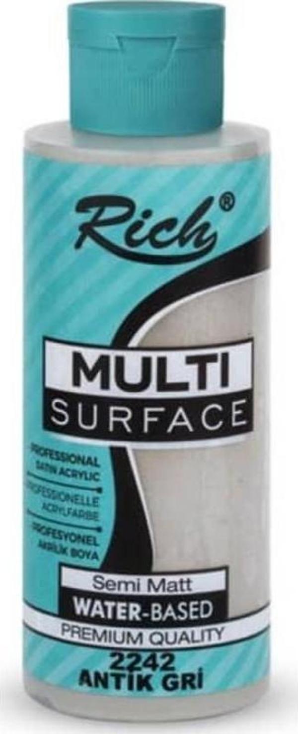 Rich Multi Surface Her Yüzey İçin Akrilik Boya 500 cc. 2242 ANTİK GRİ - Image 1