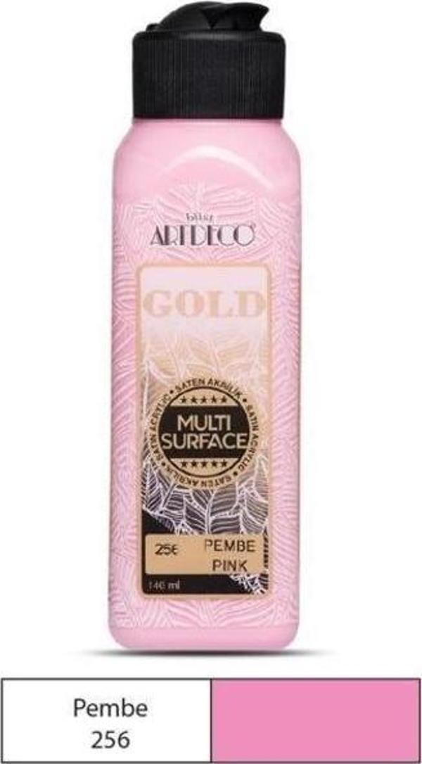 Artdeco Gold Multi Surface Akrilik Boya 140 ml. 256 PEMBE - Image 1