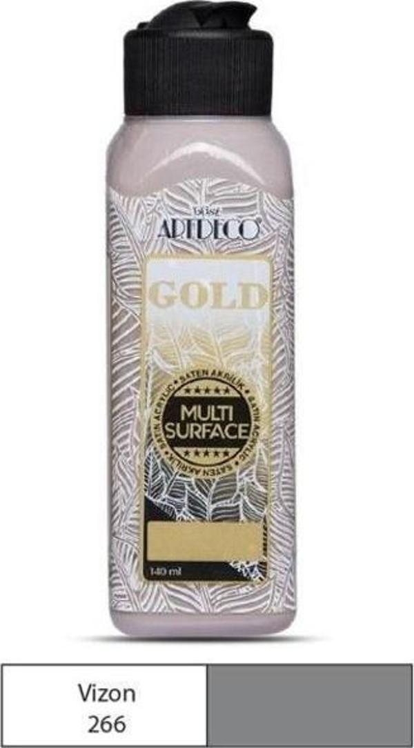 Artdeco Gold Multi Surface Akrilik Boya 140 ml. 266 VİZON - Image 1