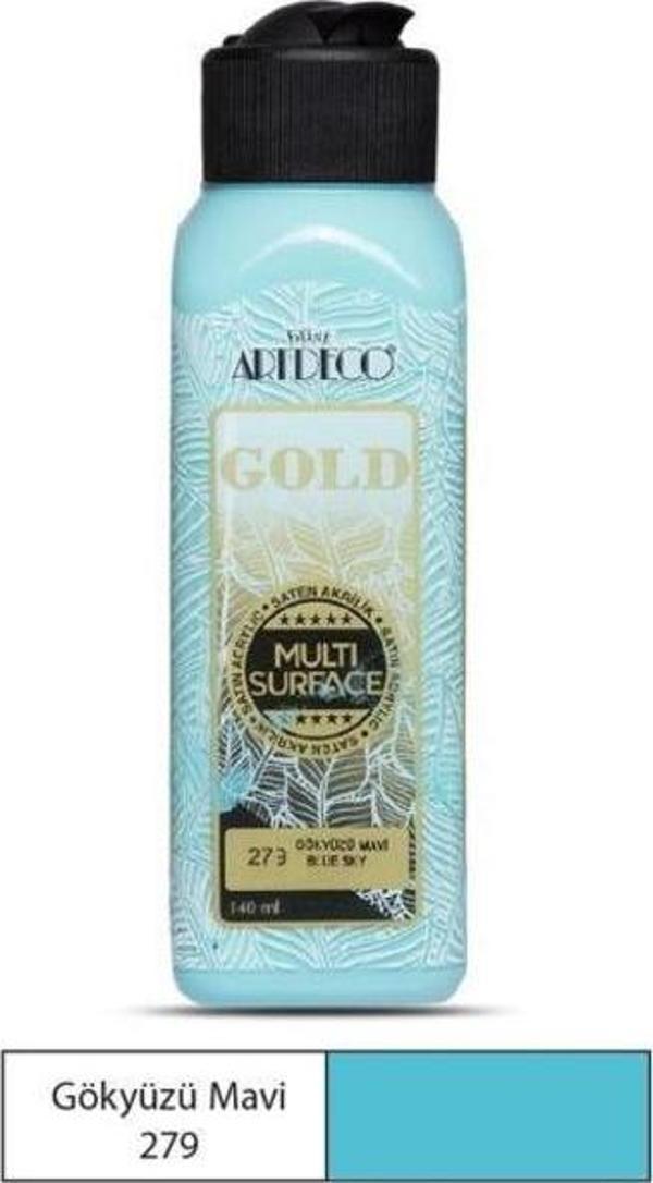 Artdeco Gold Multi Surface Akrilik Boya 140 ml. 279 GÖKYÜZÜ MAVİ - Image 1