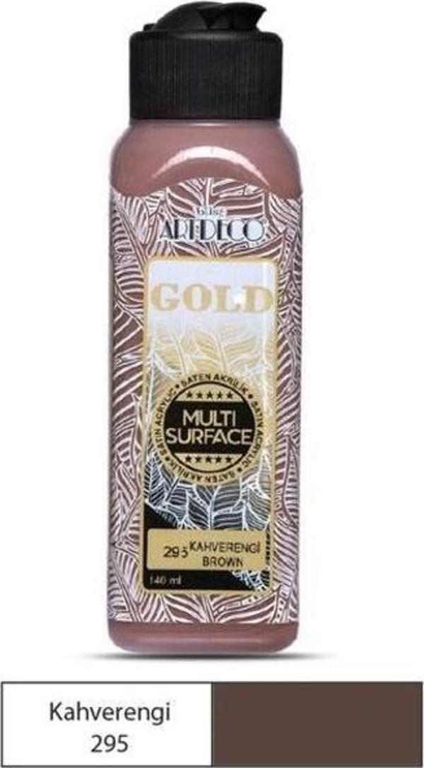Artdeco Gold Multi Surface Akrilik Boya 140 ml. 295 KAHVERENGİ - Image 1