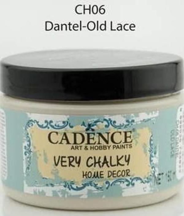 Cadence Very Chalky Home Decor Mobilya Boyası 150 ml. CH-06 DANTEL - Image 1