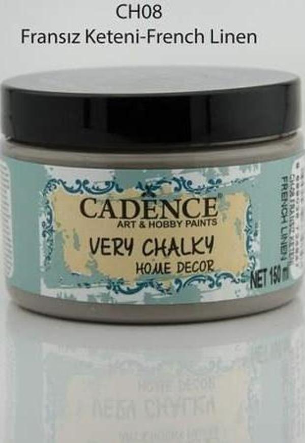 Cadence Very Chalky Home Decor Mobilya Boyası 150 ml. CH-08 FRANSIZ KETENİ - Image 1