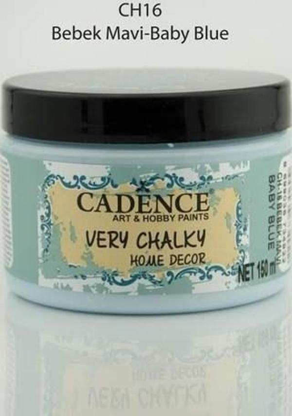 Cadence Very Chalky Home Decor Mobilya Boyası 150 ml. CH-16 BEBEK MAVİ - Image 1