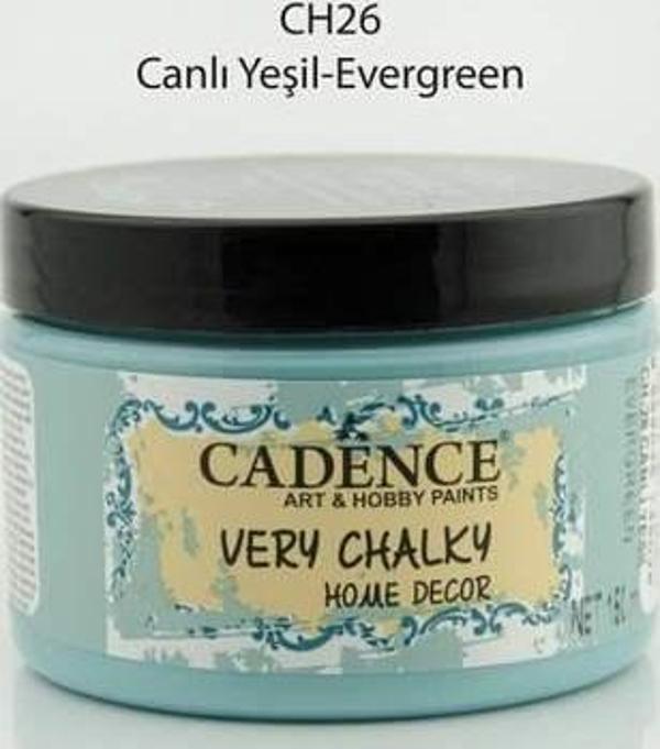 Cadence Very Chalky Home Decor Mobilya Boyası 150 ml. CH-26 CANLI YEŞİL - Image 1