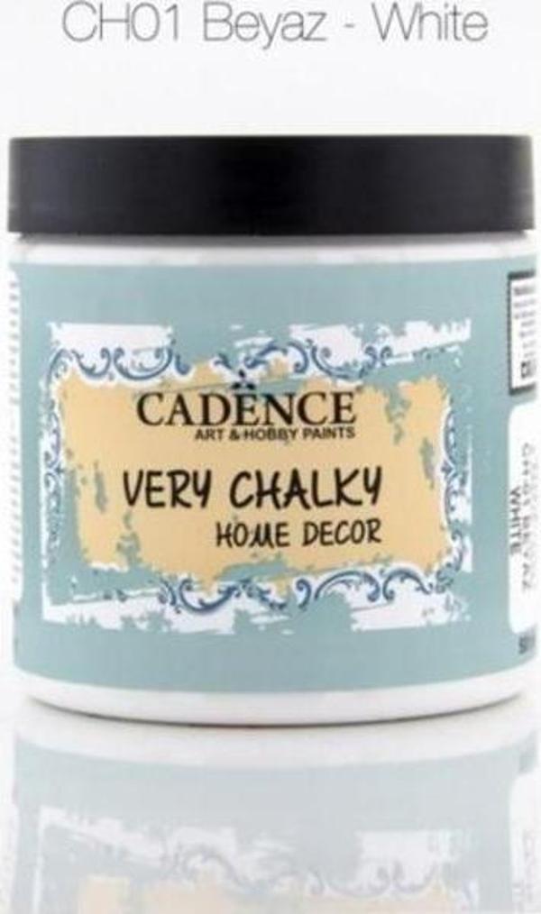 Cadence Very Chalky Home Decor Mobilya Boyası 500 ml. CH-01 BEYAZ - Image 1