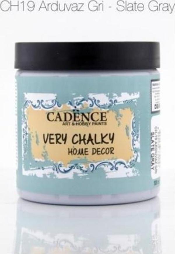 Cadence Very Chalky Home Decor Mobilya Boyası 500 ml. CH-19 ARDUVAZ GRİ - Image 1