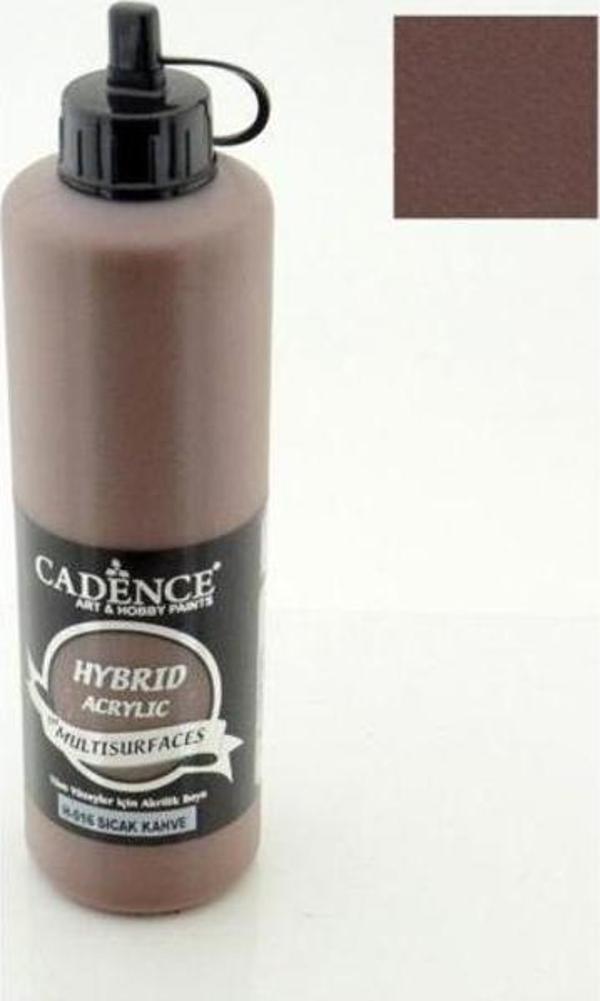 Cadence Hybrid Multisurface Akrilik Boya 500 ml. H-016 SICAK KAHVE - Image 1