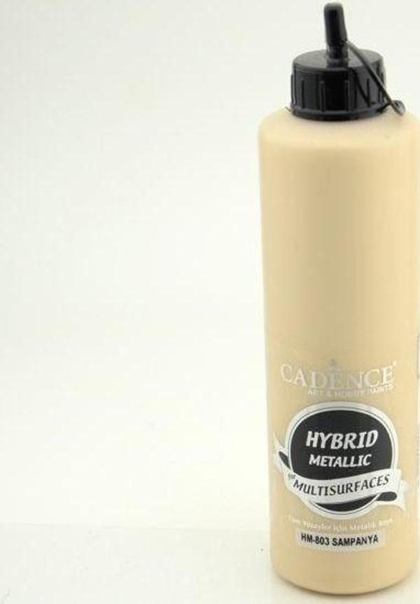Cadence Hybrid Multisurface Metalik Boya 500 ml. HM-803 ŞAMPANYA - Image 1