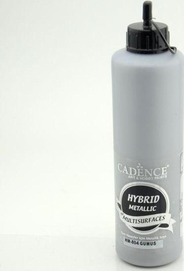 Cadence Hybrid Multisurface Metalik Boya 500 ml. HM-804 GÜMÜŞ - Image 1