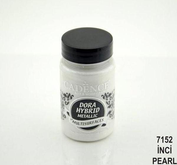Cadence Dora Hybrid Metallic For Multisurfaces Her Yüzey İçin Akrilik Boya 90 ml. 7152 İNCİ - Image 1