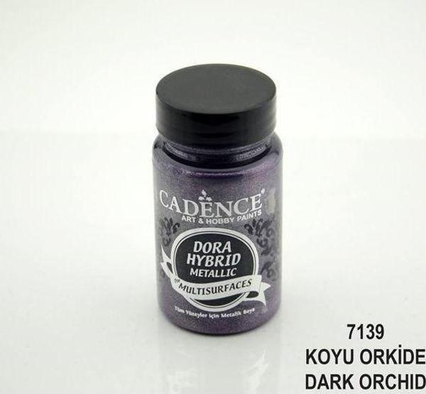 Cadence Dora Hybrid Metallic For Multisurfaces Her Yüzey İçin Akrilik Boya 90 ml. 7139 KOYU ORKİDE - Image 1