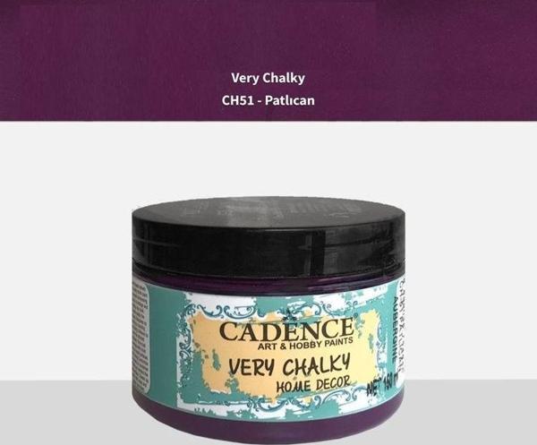 Cadence Very Chalky Home Decor Mobilya Boyası 150 ml. CH-51 PATLICAN - Image 1