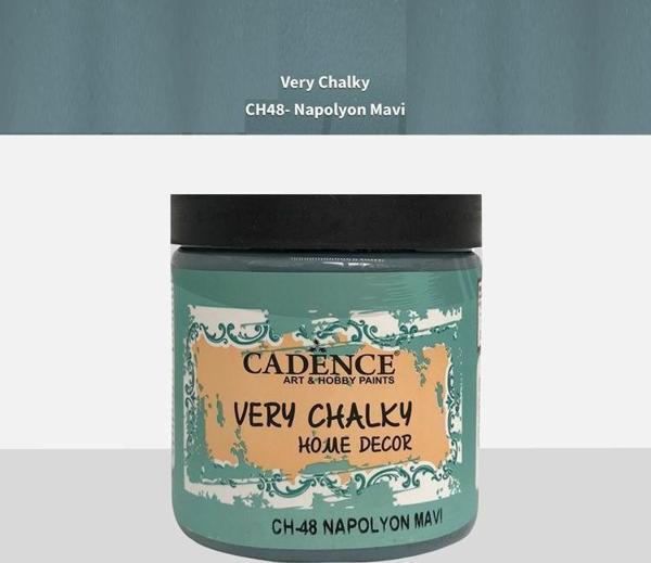 Cadence Very Chalky Home Decor Mobilya Boyası 500 ml. CH-48 NAPOLYON MAVİ - Image 1
