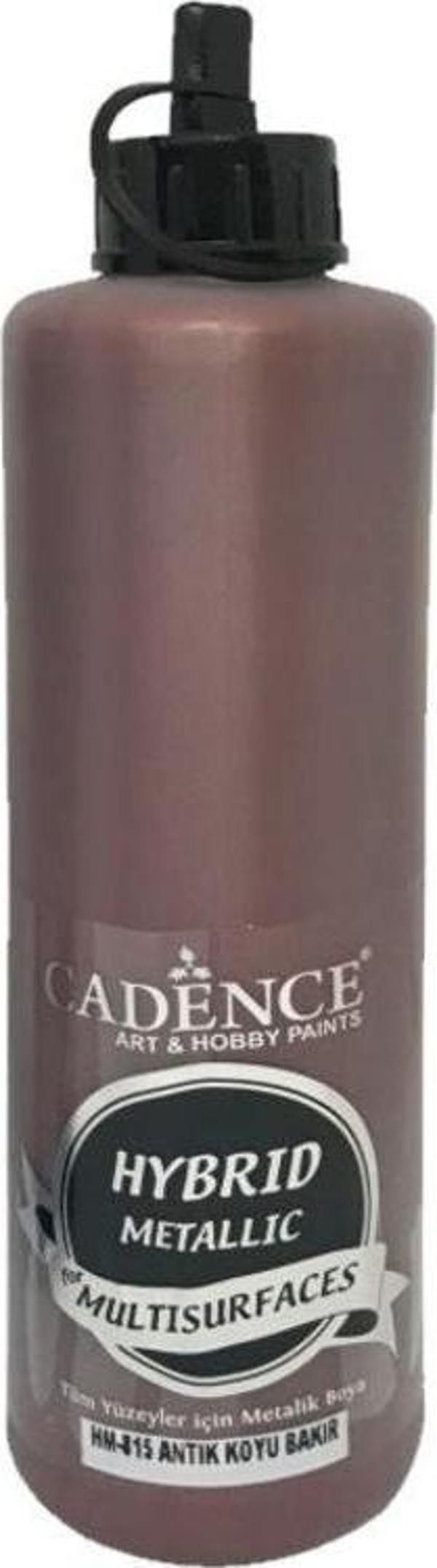Cadence Hybrid Multisurface Metalik Boya 500 ml. HM-815 ANTİK KOYU BAKIR - Image 1