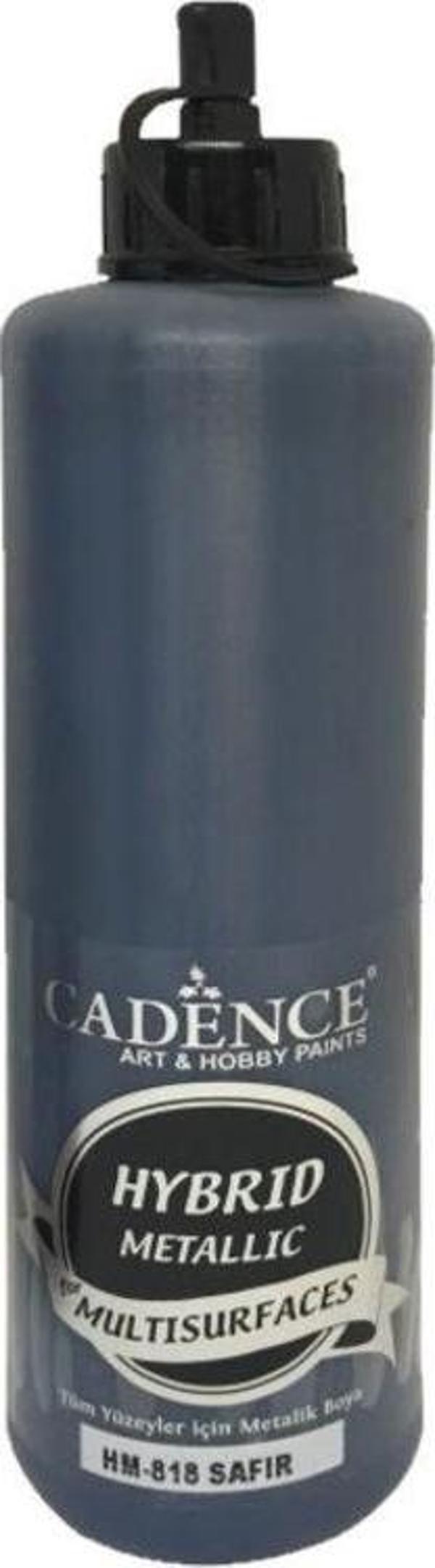Cadence Hybrid Multisurface Metalik Boya 500 ml. HM-818 SAFİR - Image 1