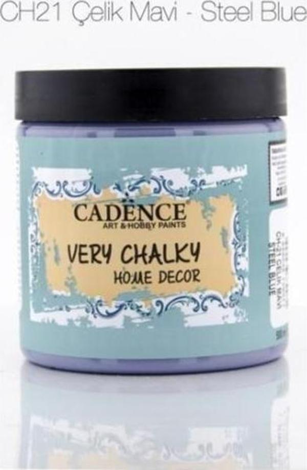 Cadence Very Chalky Home Decor Mobilya Boyası 500 ml. CH-21 ÇELİK MAVİ - Image 1