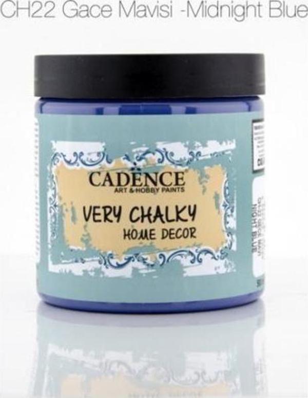 Cadence Very Chalky Home Decor Mobilya Boyası 500 ml. CH-22 GECE MAVİSİ - Image 1
