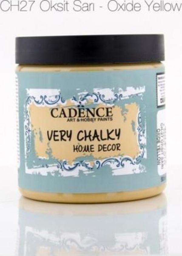 Cadence Very Chalky Home Decor Mobilya Boyası 500 ml. CH-27 OKSİT SARI - Image 1
