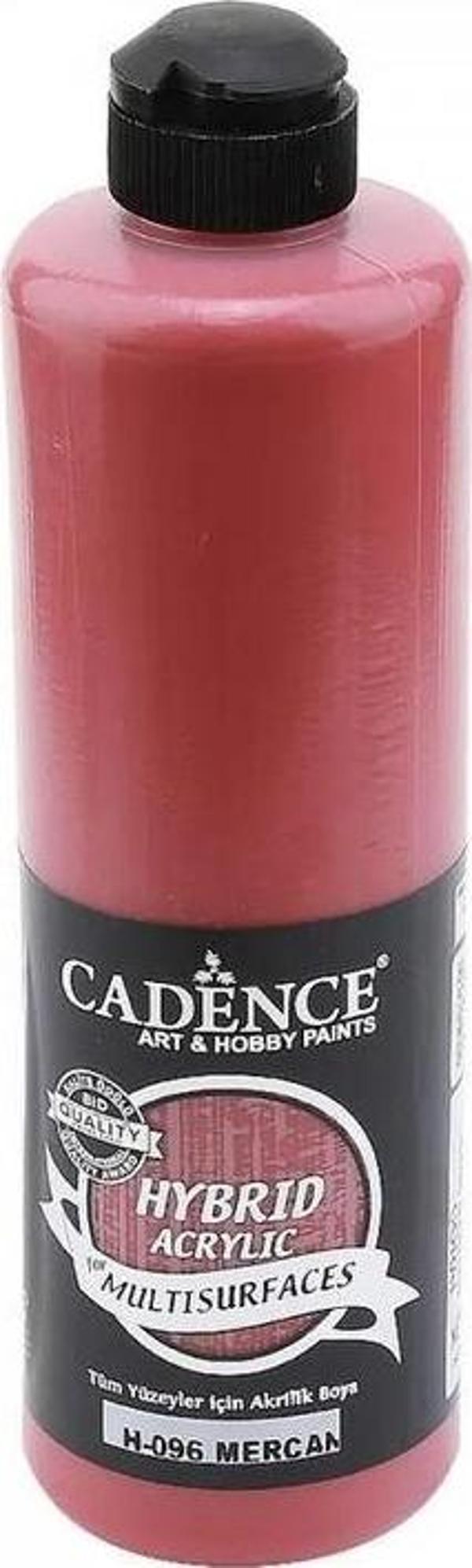 Cadence Hybrid Multisurface Akrilik Boya 500 ml. H-096 Mercan - Image 1