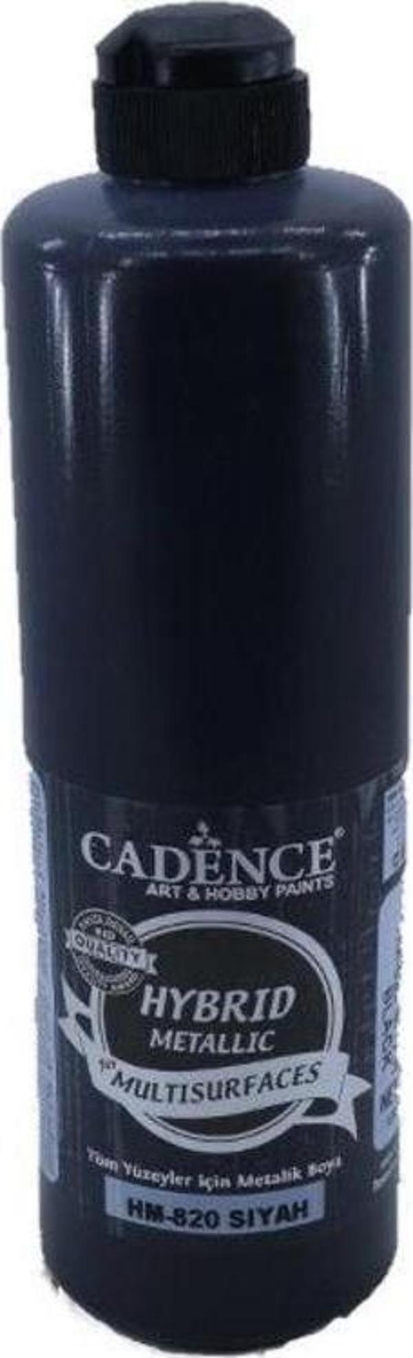 Cadence Hybrid Multisurface Metalik Boya 500 ml. HM-820 SİYAH - Image 1
