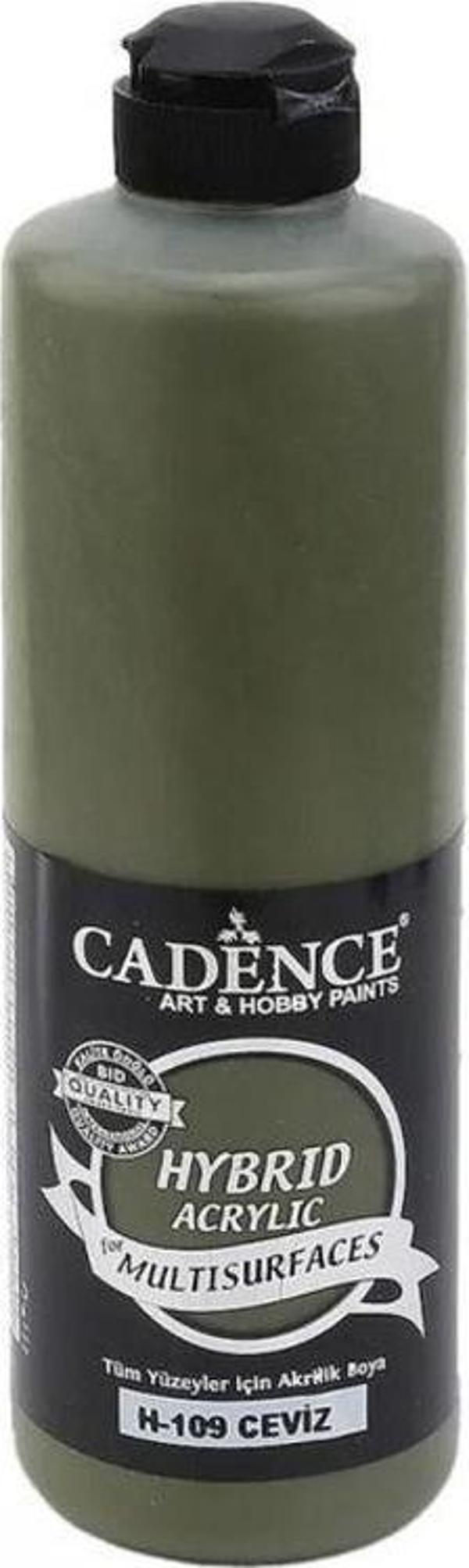 Cadence Hybrid Multisurface Akrilik Boya 500 ml. H-109 Ceviz - Image 1