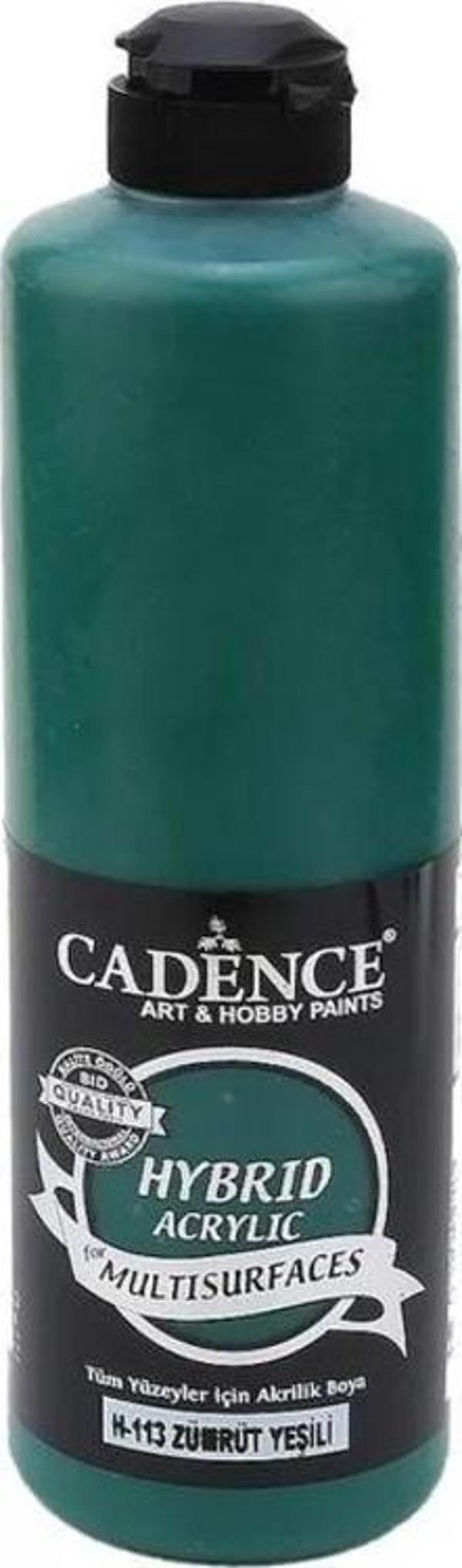 Cadence Hybrid Multisurface Akrilik Boya 500 ml. H-113 Zümrüt Yeşili - Image 1