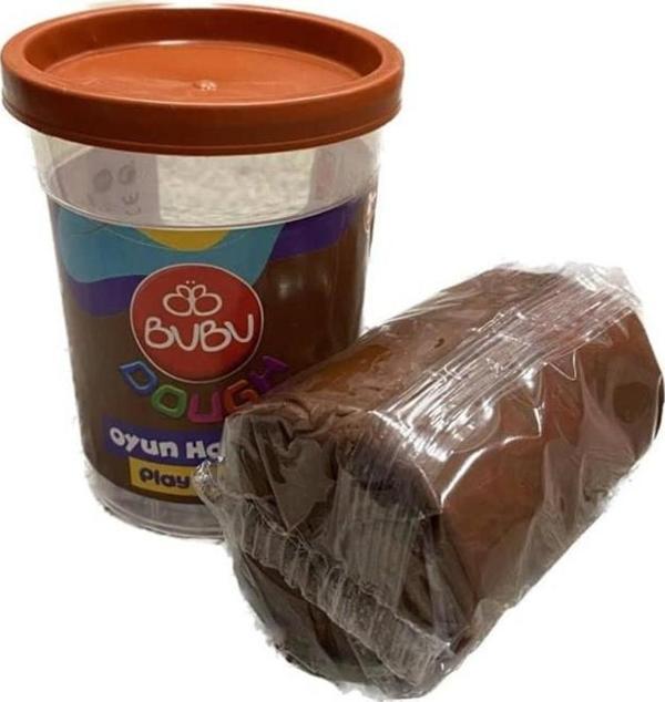 Bubu Tek Renk Oyun Hamuru 125 gr Kahverengi - Image 1