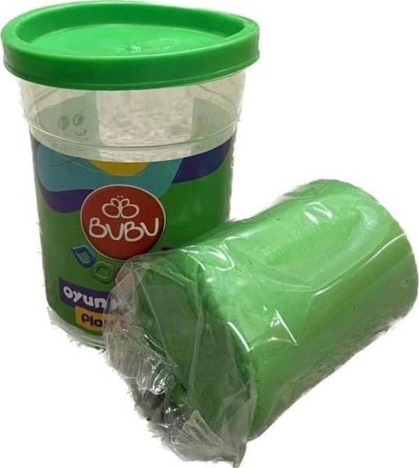 Bubu Tek Renk Oyun Hamuru 125 gr Yeşil - Image 1