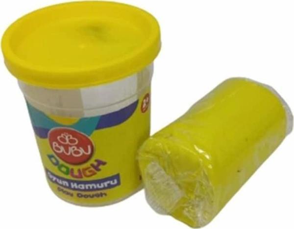 Bubu Tek Renk Oyun Hamuru 125 gr Sarı - Image 1