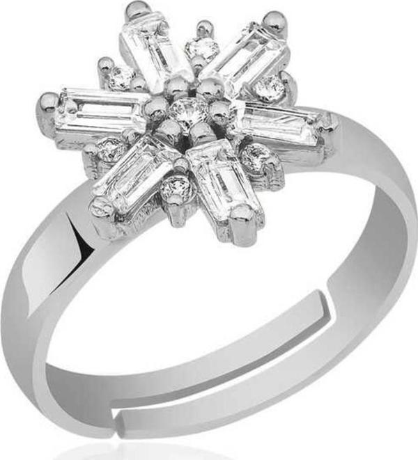 Himarry 925 Ayar ​Gümüş Rüzgar Gülü Yüzük - Image 1