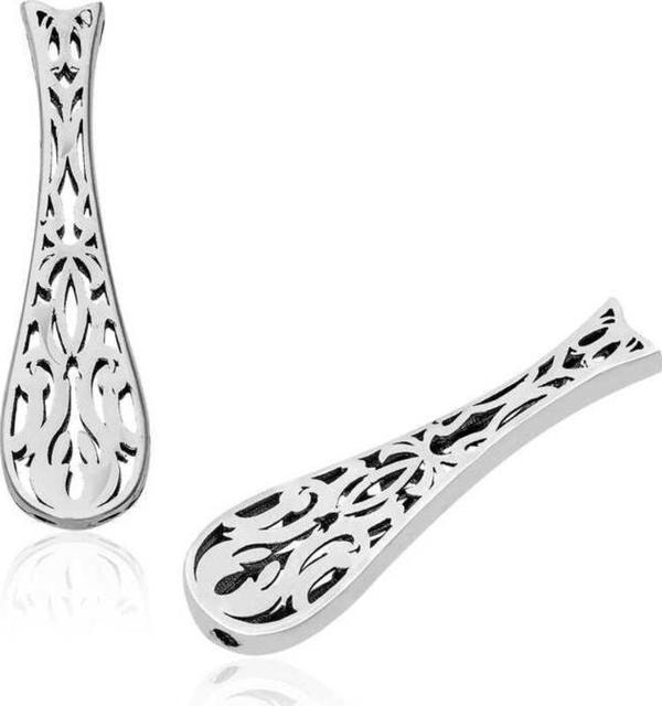Himarry 925 Ayar Gümüş Lale Desenli Tesbih İmamesi - Image 1